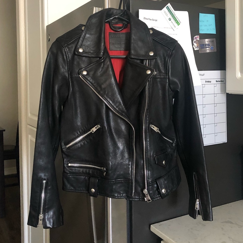 All Saints leather jacket